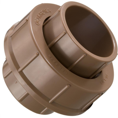 Uniao Marrom Krona Liso Liso 50Mm 478 - Kit C/10 Uniao Marrom Krona Liso Liso 50Mm 478 - Kit C/10