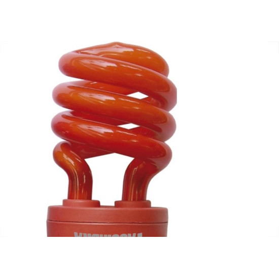 Lampada Compacta Espiral 14X127 Cor Vermelha Taschibra Lampada Compacta Espiral 14X127 Cor Vermelha Taschibra