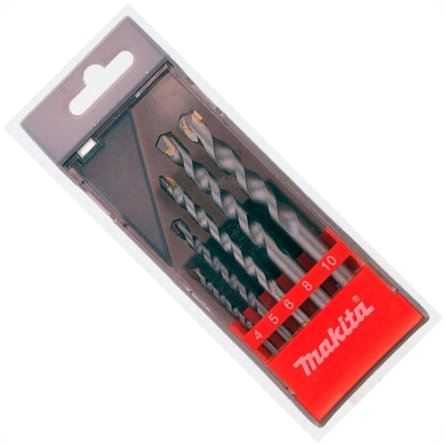 Broca Videa Makita 4,5,6,8,10Mm 5 Pecas D-05175