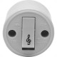 Interruptor Externo Fame Redondo Cinza 1 Campainha Interruptor Externo Fame Redondo Cinza 1 Campainha