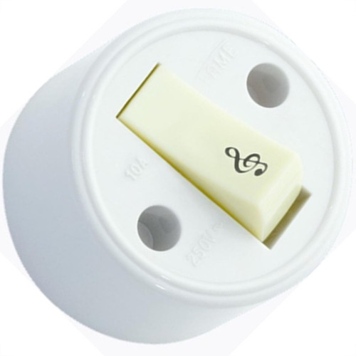 Interruptor Externo Fame Redondo Cinza 1 Campainha Interruptor Externo Fame Redondo Cinza 1 Campainha