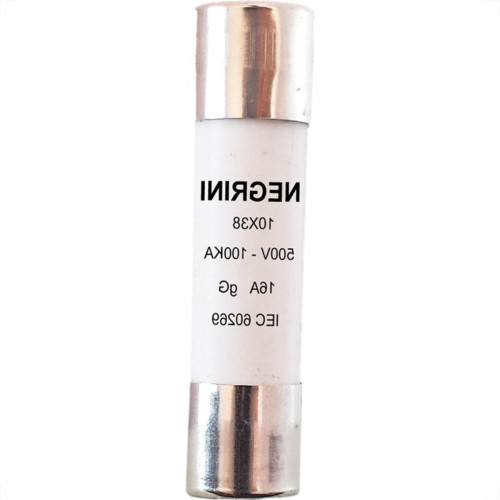 Fusivel Cartucho Porcelana Negrini 10,3X38 10,0A Cp 10X38/10 - Kit C/10