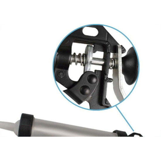 Aplicador Silicone Western Com Tubo Aluminio 464