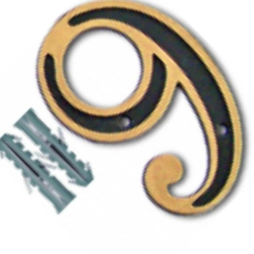 Numero Colonial Pvc Emave 9 Cartela 255 Numero Colonial Pvc Emave 9 Cartela 255