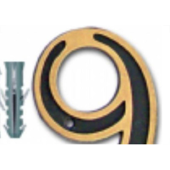 Numero Colonial Pvc Emave 9 Cartela 255 Numero Colonial Pvc Emave 9 Cartela 255