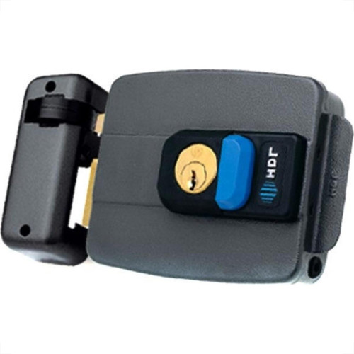 Fechadura Eletrica Hdl C90 Com Botao 12V  Fechadura Eletrica Hdl C90 Com Botao 12V