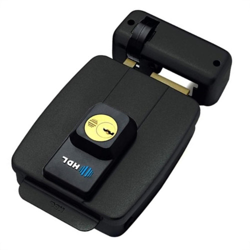 Fechadura Eletrica Hdl C90D Fixa Preta 12V 