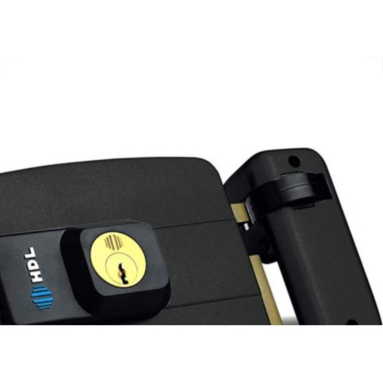 Fechadura Eletrica Hdl C90D Fixa Preta 12V 