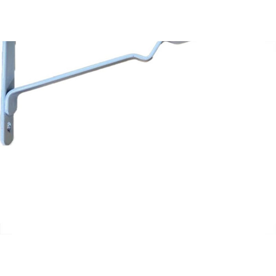 Suporte Prateleira Roloflex Vidro Branco 20Cm Peca 3256 Suporte Prateleira Roloflex Vidro Branco 20Cm Peca 3256