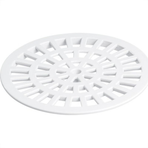 Grelha Plastica Herc Redonda Branca 15X15 285 - Kit C/6 Grelha Plastica Herc Redonda Branca 15X15 285 - Kit C/6