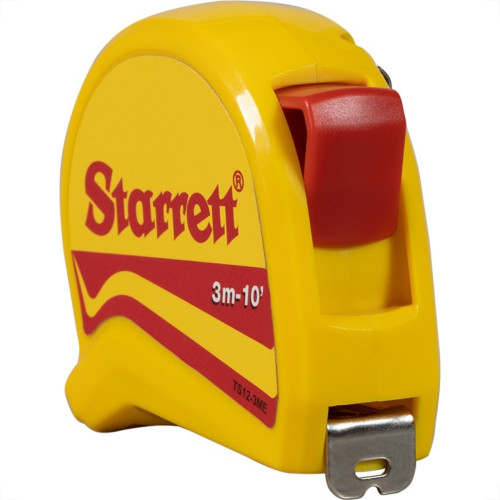 Trena Starrett 3M10 Amarela Com Trava Blister Kts12-3Me-S