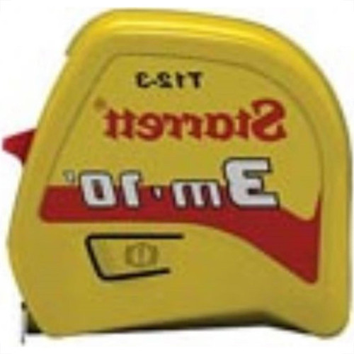 Trena Starrett 3M/10 Amarela Com Trava Kts12-3Me-S Trena Starrett 3M/10 Amarela Com Trava Kts12-3Me-S