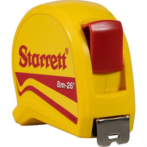 Trena Starrett 8M26 Amarela Com Trava Blister Kts1-8Me-S