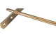 Suporte Prateleira Zamar Invisivel Bicromatizado 25Cm 