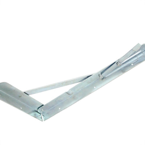 Suporte Mesa Dobravel 40Cm Zamar Zincado 2 Pecas Suporte Mesa Dobravel 40Cm Zamar Zincado 2 Pecas