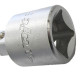 Adaptador Soquete Estriado Waft Cromo Vanadium 3/4 Femea X 1/2 Macho 6162