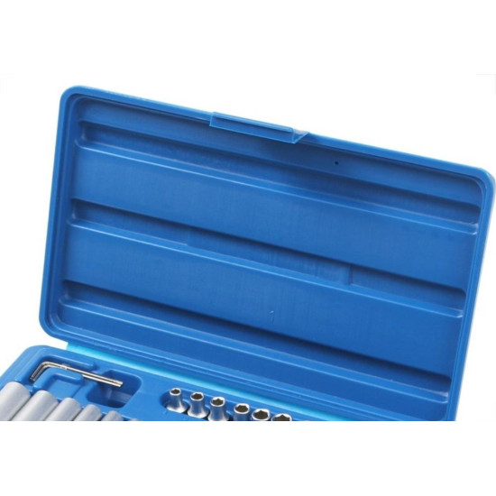 Soquete Waft Sextavado Com Catraca 1/4'' Com 36Pecas 6176