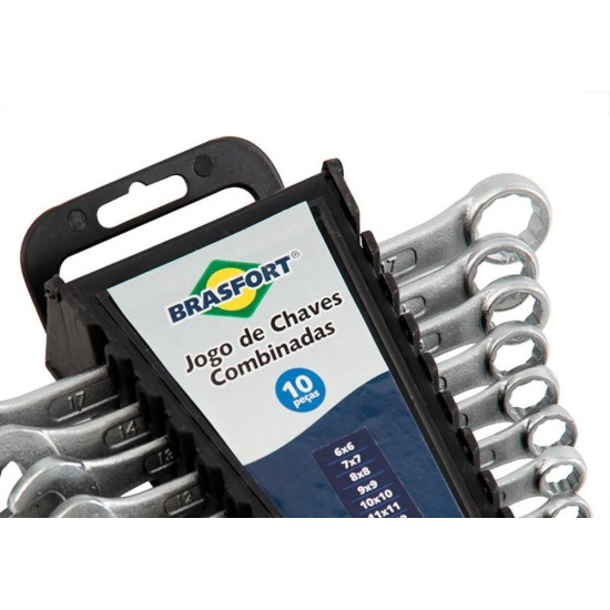 Chave Combinada Brasfort 6A17Mm 10 Pecas 6033 Chave Combinada Brasfort 6A17Mm 10 Pecas 6033
