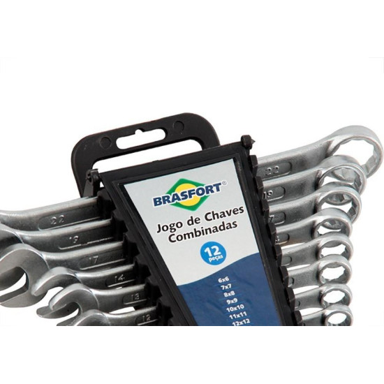Chave Combinada Brasfort 6A22Mm 12 Pecas 6034 Chave Combinada Brasfort 6A22Mm 12 Pecas 6034
