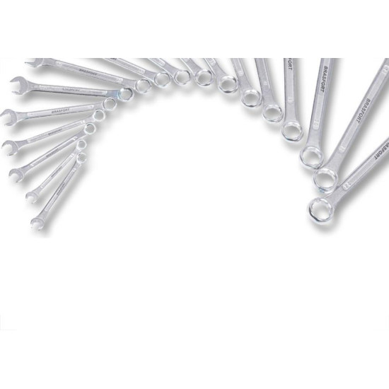 Chave Combinada Brasfort 6A22Mm 17 Pecas 6035 Chave Combinada Brasfort 6A22Mm 17 Pecas 6035