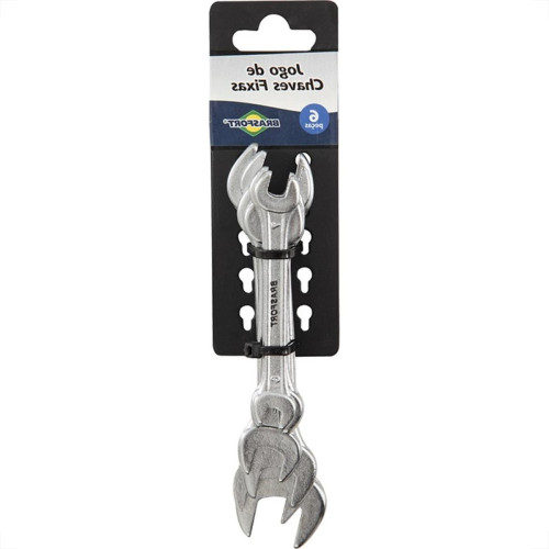 Chave Fixa Brasfort 6A17Mm 06Pecas 6038 Chave Fixa Brasfort 6A17Mm 06Pecas 6038