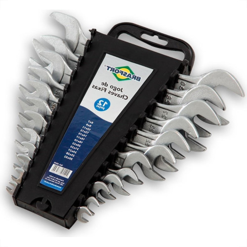 Chave Fixa Brasfort 6A32Mm 12Pecas 6040 Chave Fixa Brasfort 6A32Mm 12Pecas 6040