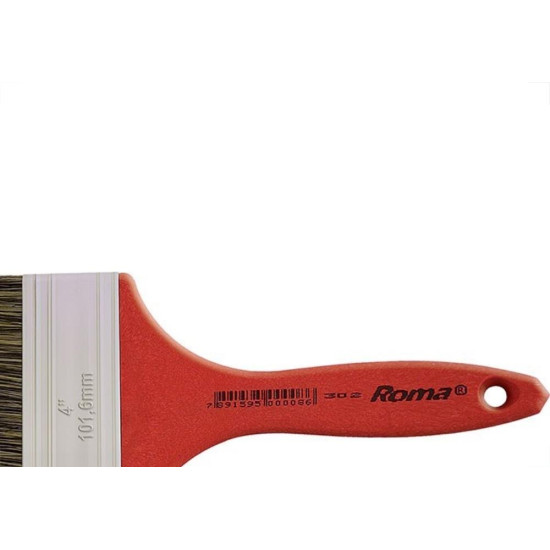 Pincel Trincha Pintura Roma 302 X 1/2'' Vermelha 302 001 - Kit C/12 Pincel Trincha Pintura Roma 302 X 1/2'' Vermelha 302 001 - Kit C/12
