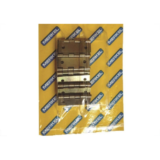 Dobradica Merkel Ferro Bicromatizado 1.1/4''Blister Com 10 Pecas 