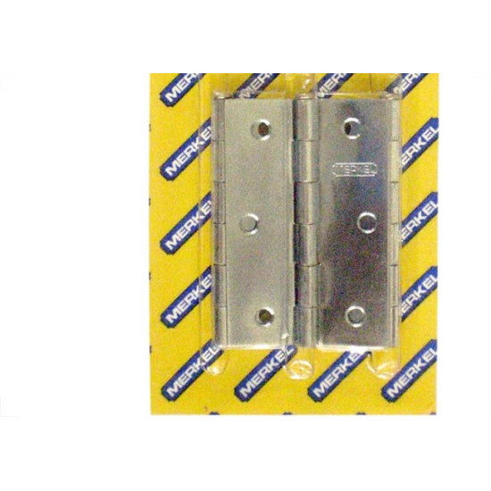 Dobradica Merkel 101 Ferro Zincado Latonado 3.1/2'' Blister Com 3 Pecas Dobradica Merkel 101 Ferro Zincado Latonado 3.1/2'' Blister Com 3 Pecas