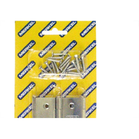 Dobradica Merkel 101 Ferro Zincado Latonado 3.1/2'' Blister Com 3 Pecas Dobradica Merkel 101 Ferro Zincado Latonado 3.1/2'' Blister Com 3 Pecas