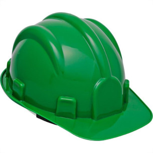 Capacete Com Carneira Prosafety Plastico Verde Wps0874