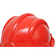 Capacete Com Carneira Prosafety Plastico Vermelho Wps0876
