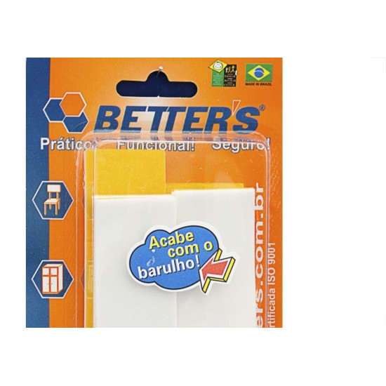 Calco Eva Auto Adesivo Retangular Branco 100 X 30 X 3Mm 6 Pecas 019 Bribts000019 Calco Eva Auto Adesivo Retangular Branco 100 X 30 X 3Mm 6 Pecas 019 Bribts000019