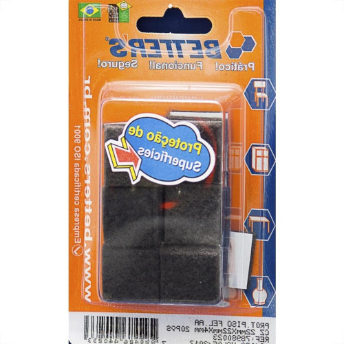 Feltro Aa Better Cinza Quadrado 22X4 20Pecas Bribts000022 Feltro Aa Better Cinza Quadrado 22X4 20Pecas Bribts000022