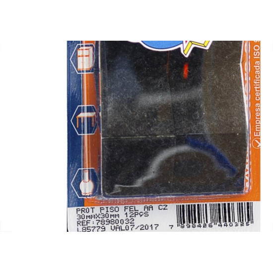 Feltro Aa Better Cinza Quadrado 30X3 12Pecas Bribts000025 Feltro Aa Better Cinza Quadrado 30X3 12Pecas Bribts000025
