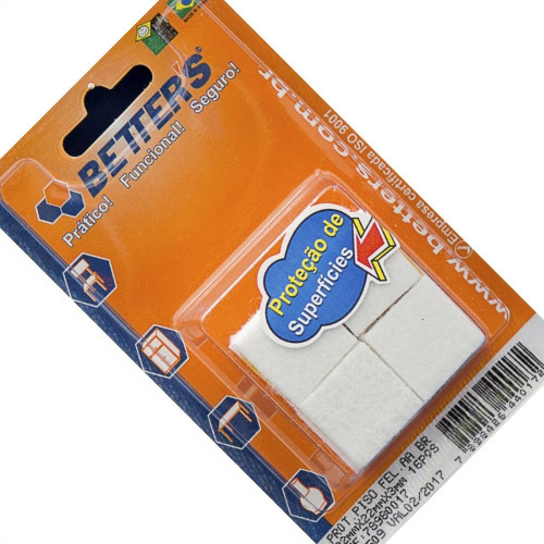 Feltro Aa Better ''La'' Quadrado 22X3 16Pecas Bribts000017 Feltro Aa Better ''La'' Quadrado 22X3 16Pecas Bribts000017