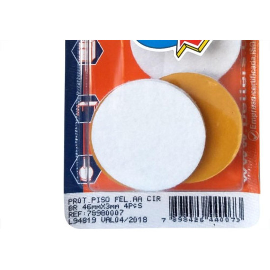 Feltro Aa Better ''La'' Redondo 46X3 4Pecas Bribts000006