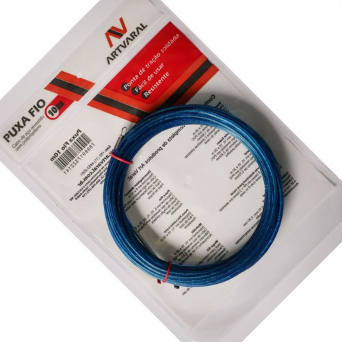 Passa Fio Nylon Artvaral Com Cabo Aco 10M 2.02.001 Passa Fio Nylon Artvaral Com Cabo Aco 10M 2.02.001