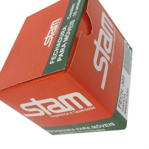 Fechadura Stam 302 Moveis Com 10Pecas 12209 Fechadura Stam 302 Moveis Com 10Pecas 12209