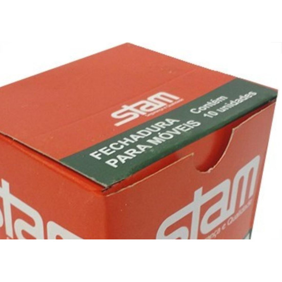 Fechadura Stam 302 Moveis Com 10Pecas 12209 Fechadura Stam 302 Moveis Com 10Pecas 12209