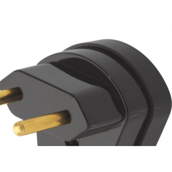 Pino Prensa Cabo Fame 2 Polos 10A Preto 