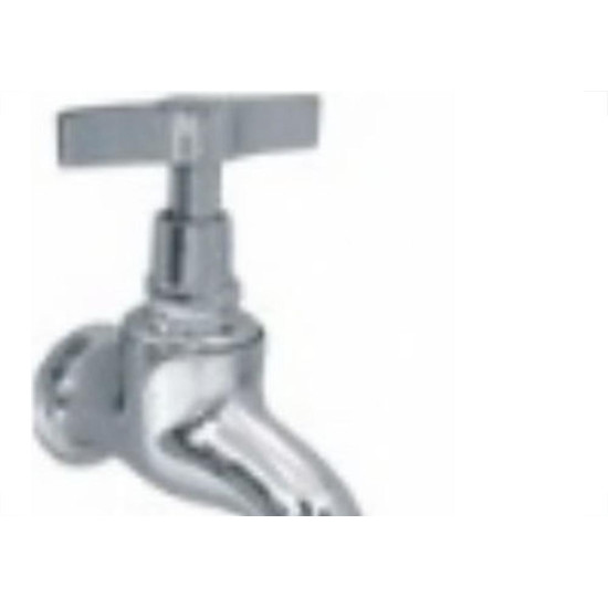 Torneira Metal Jardim Marte Curta 1128 1/2 E 3/4 Cromada 8576