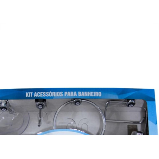 Acessorio Wc Marte/Injet Abs Cristal 5 Pecas 3020 17740 Acessorio Wc Marte/Injet Abs Cristal 5 Pecas 3020 17740