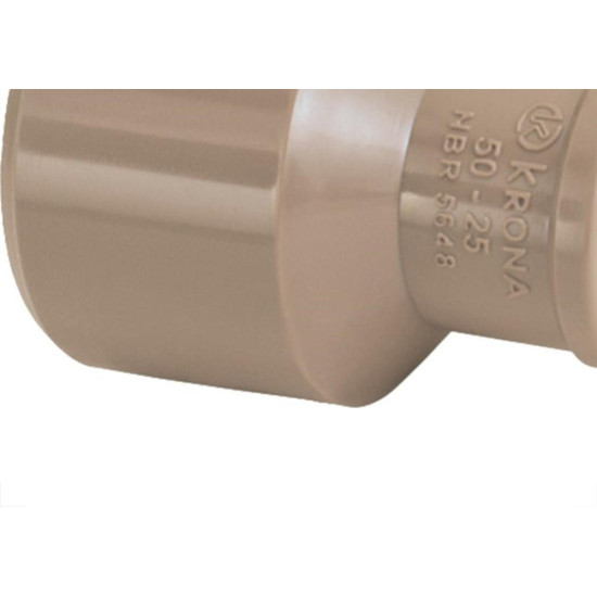 Bucha Marrom Krona Reducao Longa 50X20 370 - Kit C/10 Bucha Marrom Krona Reducao Longa 50X20 370 - Kit C/10