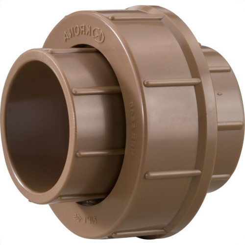 Uniao Marrom Krona Liso Liso 40Mm 477 - Kit C/10 Uniao Marrom Krona Liso Liso 40Mm 477 - Kit C/10