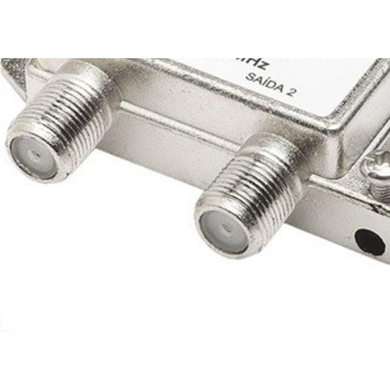 Divisor Blindado Parabolica 2 X 75 Sem Conector 2050 881