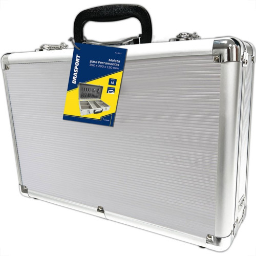 Maleta Ferramenta Aluminio Brasfort 42X28X12 8312