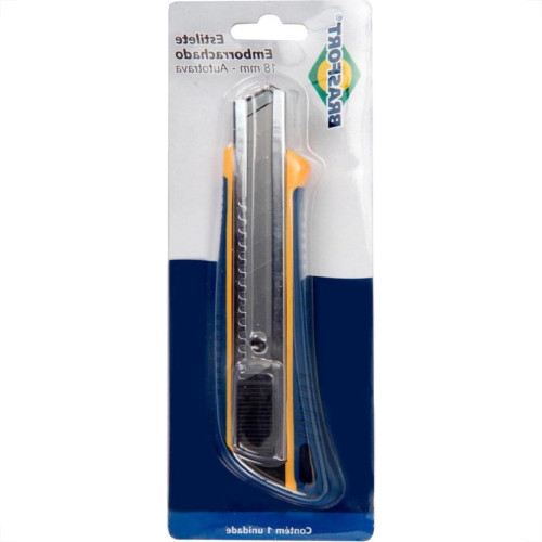 Estilete Brasfort Reforcado 18Mm 8088 Estilete Brasfort Reforcado 18Mm 8088