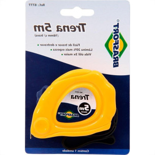 Trena Brasfort Colorida Abs 5M16Mm Com Trava 8777 - Kit C/12