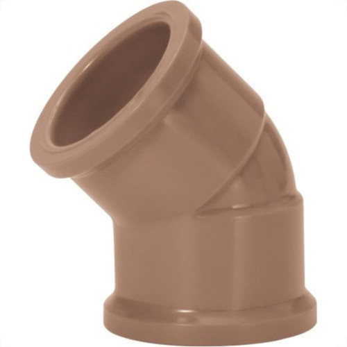 Cotovelo Marrom Amanco Liso/Liso 45''X 75Mm 10009/11647 Cotovelo Marrom Amanco Liso/Liso 45''X 75Mm 10009/11647